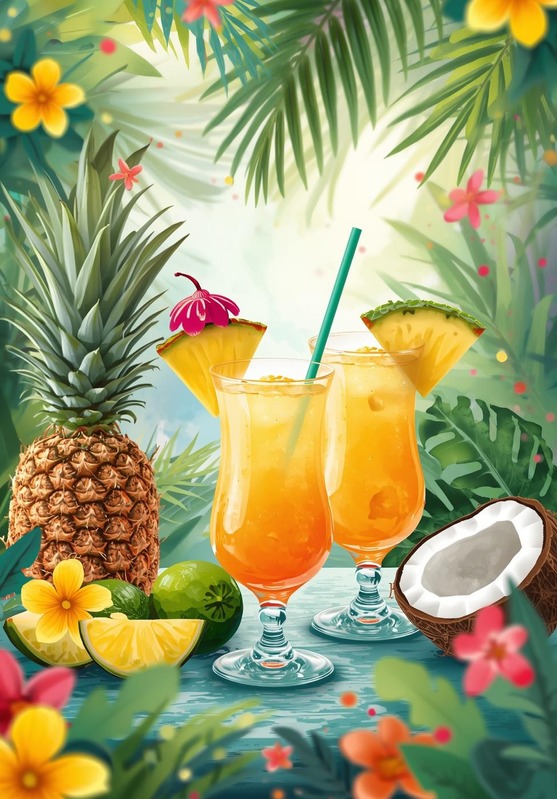 Tropical Twist Mocktail
